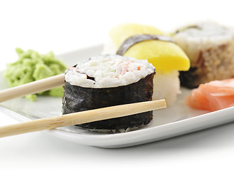 Image showing sushi assortment