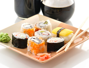 Image showing sushi assortment