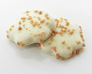 Image showing white  chocolate cookies