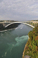 Image showing Rainbow Bridge - Niagara Falls, USA