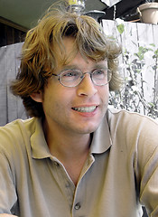 Image showing Blond guy with glasses