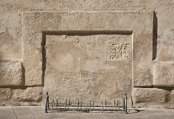 Image showing Empty bicycle stand