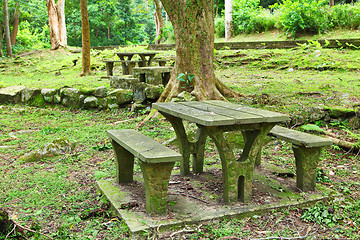 Image showing picnic place