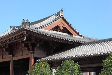 Image showing chinese temple roof