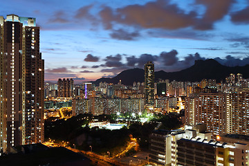 Image showing kowloon at night