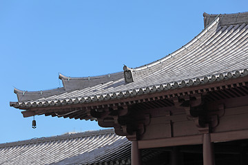 Image showing temple roof