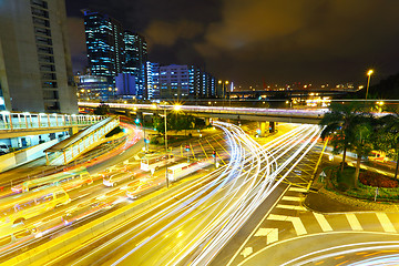 Image showing Freeway in night