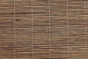 Image showing Bamboo placemat texture