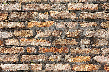 Image showing Background of stone wall texture