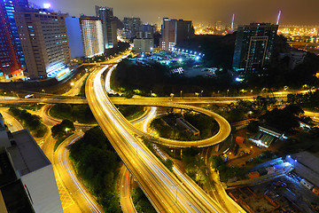 Image showing Freeway in night