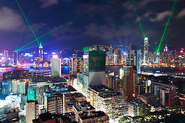 Image showing Hong Kong at night