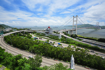 Image showing Tsing Ma Bridge