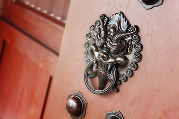 Image showing lion door lock