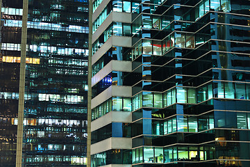 Image showing office at night