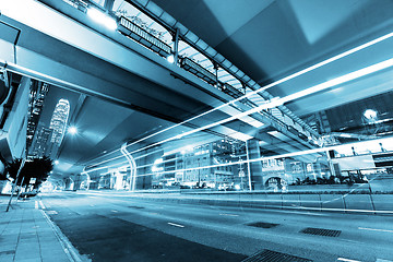 Image showing modern city at night