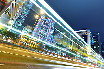 Image showing modern city at night