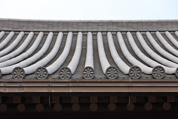 Image showing chinese temple roof