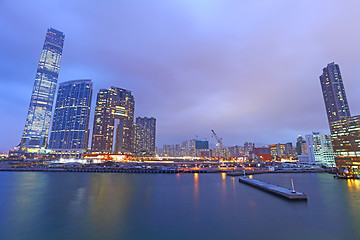 Image showing kowloon at night