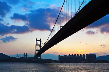 Image showing Tsing Ma Bridge