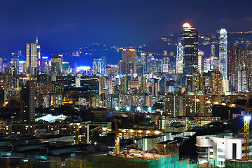 Image showing Hong Kong at night