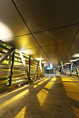 Image showing modern flyover at night