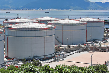 Image showing oil tanks