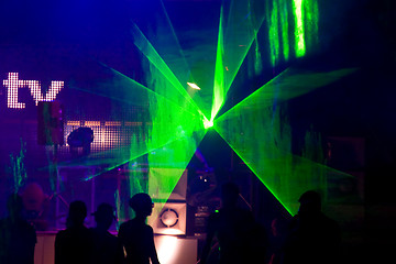 Image showing disco silhouettes