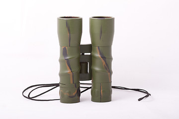 Image showing binoculars khaki