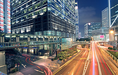 Image showing Traffic speed at night