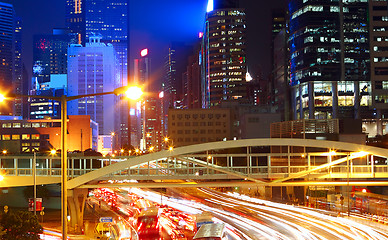 Image showing traffic night in city