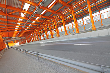 Image showing Interior of urban tunnel without traffic