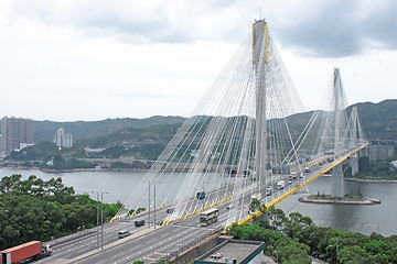 Image showing traffic bridge 