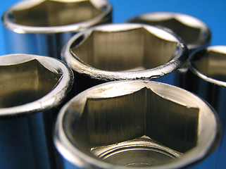 Image showing wrench sockets