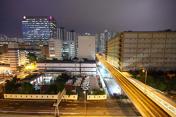 Image showing urban downtown night