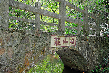 Image showing Bridge in the forest