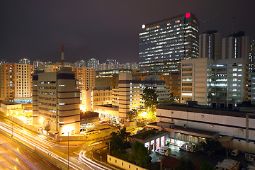 Image showing urban downtown night