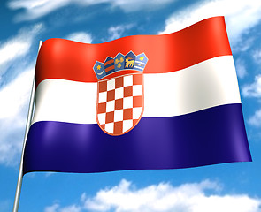 Image showing Croatian flag