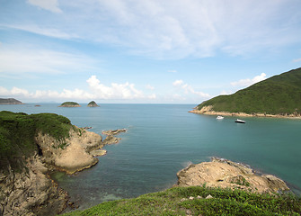 Image showing Sai Wan bay in Hong Kong 