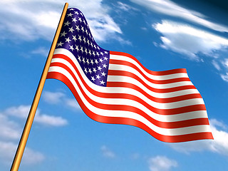 Image showing USA flag