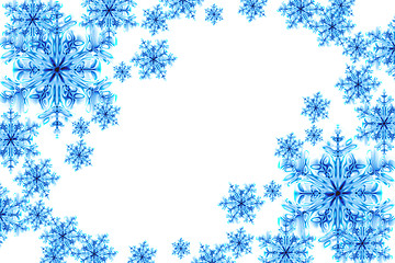 Image showing snowflakes background