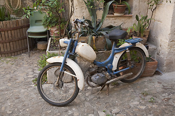 Image showing Vintage Italian moped