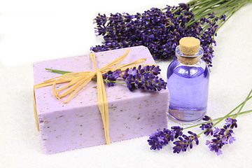 Image showing Lavender soap