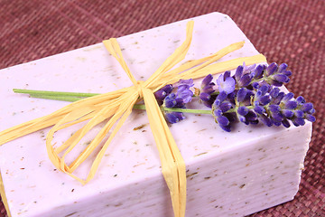 Image showing Lavender soap