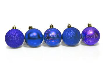 Image showing Christmas balls