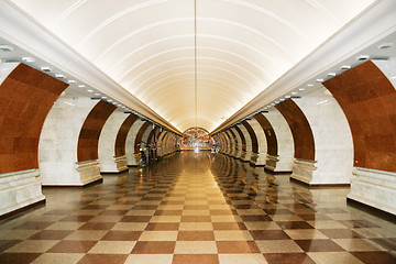 Image showing tunnel of metro station