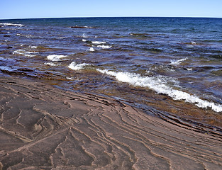 Image showing shore of lake michigan