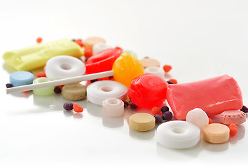 Image showing Colorful candies assortment