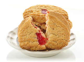 Image showing strawberry cookies