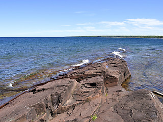 Image showing shore of lake michigan