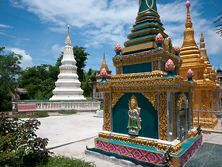 Image showing Thombstones in Cambodia